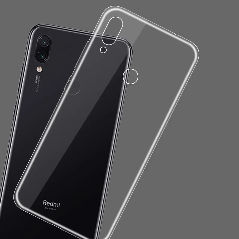 Case on Redmi Note 7 Clear Soft TPU Silicon Cover For Xiaomi F1 Mi8 8Lite 8SE 6X 5X Max3 2 6 5 4X 6A 5A 5Plus S2 |