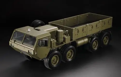 1/12 RC Военный Грузовик Металл 8*8 Chasis модель радио серводвигатель с светодиодный звуковая система набор TH05144