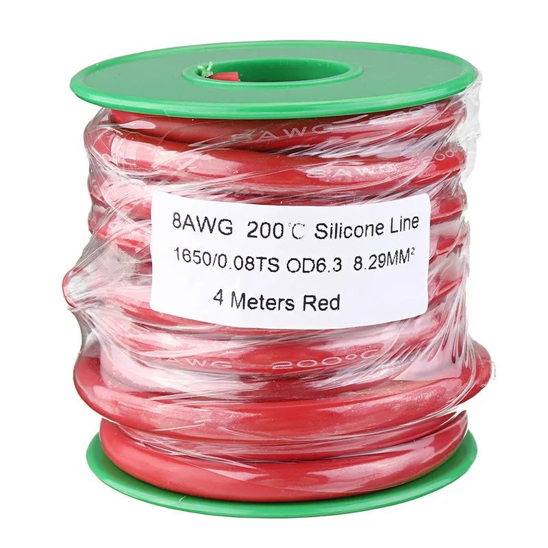7 м 12AWG мягкий силиконовый кабель провод высокой температуры луженая медь для