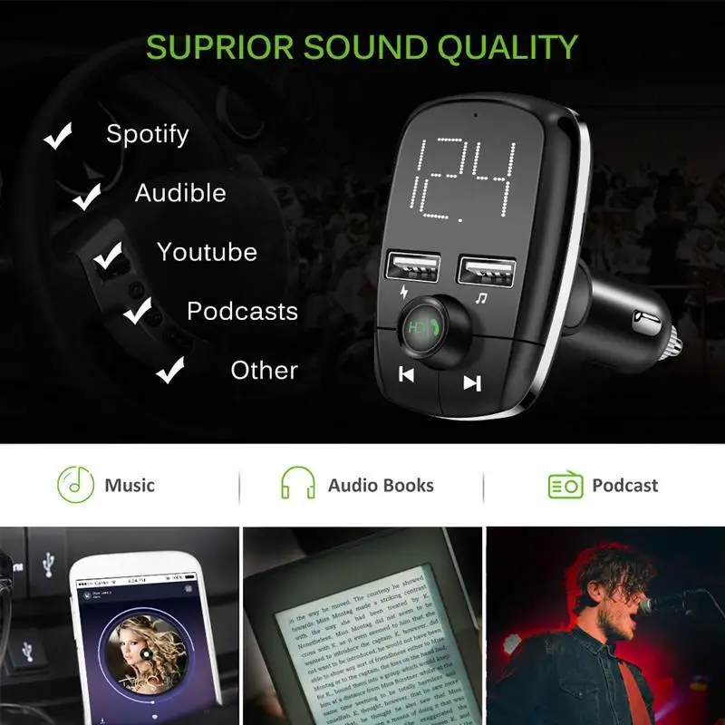 Автомобильная электроника MP3 плеер Bluetooth модулятор громкой связи автомобильный