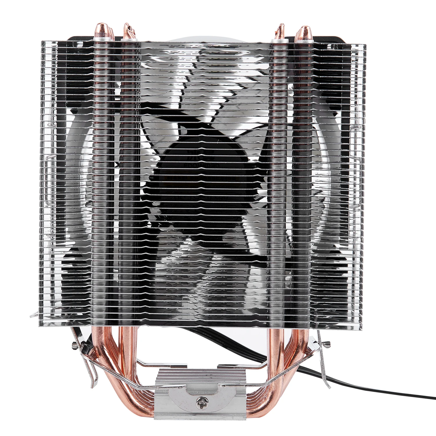 Кулер для процессора SNOWMAN 4PIN 6 тепловых трубок один RGB светодиодный вентилятор