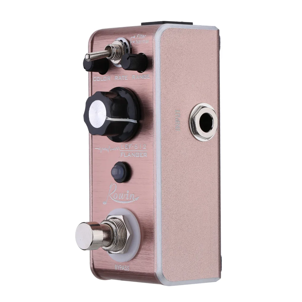 Rowin LEF 612 Flanger гитарная педаль с эффектом Мини Портативная настоящий обход