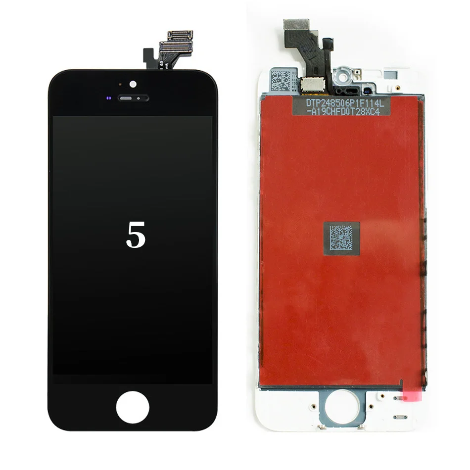 Для Apple iPhone 5 5S 5C ЖК дисплей сенсорный дигитайзер экран Замена черный/белый для iphone