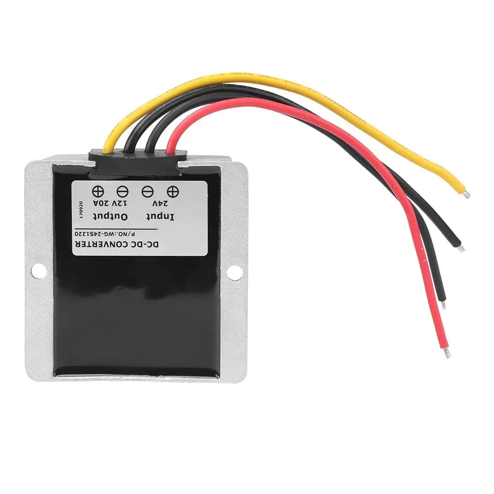 DC24V до 12В 20A 240 Вт понижающий преобразователь модуль регулятора напряжения