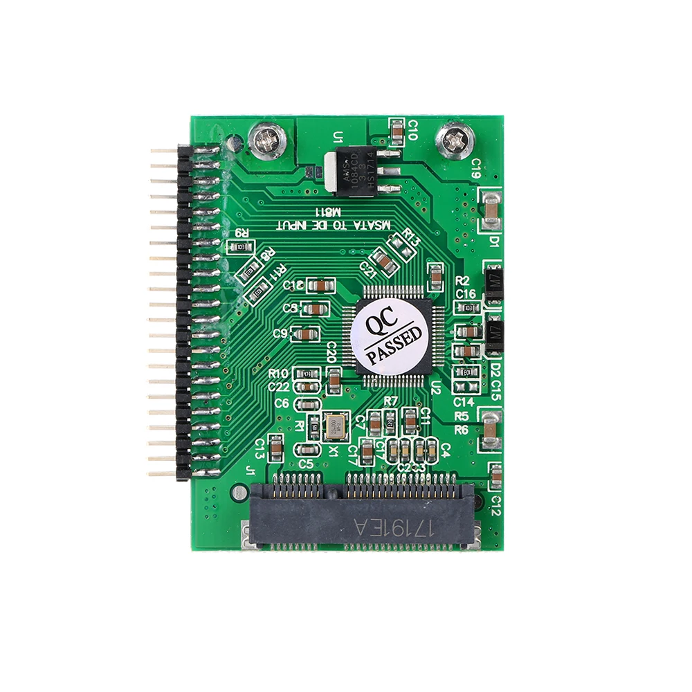 MSATA (PCI E) SSD до 2 5 'ཨPin IDE конвертер адаптер как дюймов HDD для ноутбука 44Pin