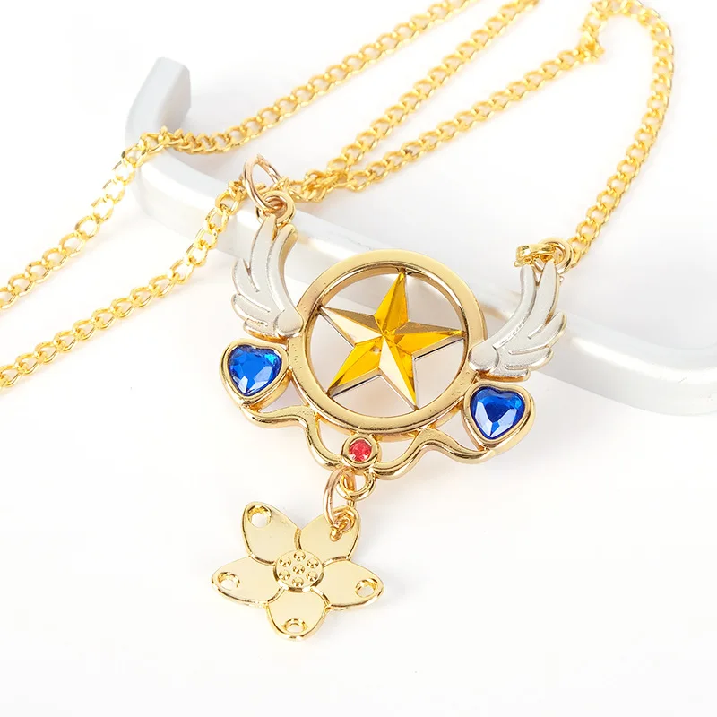 Карта Captor Sakura Аниме фигурки с принтом героев мультфильмов волшебная палочка