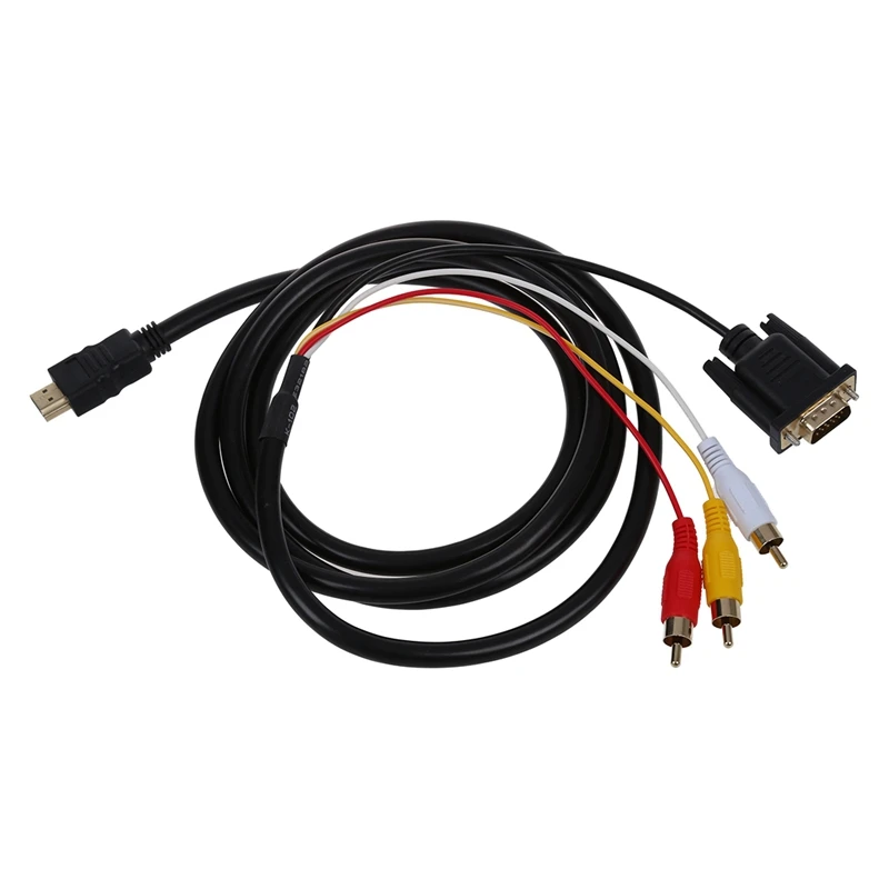 AABB- CABLE CONVERTER HDMI to VGA 3 RCA 1080P HDTV DVD | Электроника