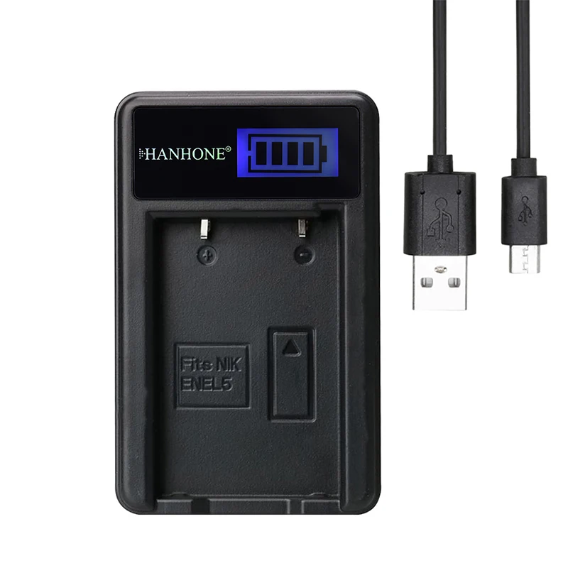 1 шт. EN EL5 зарядное устройство ENEL5 LCD USB для NIKON Coolpix P530 P520 P510 P100 P500 P6000 P5100 P5000 P80