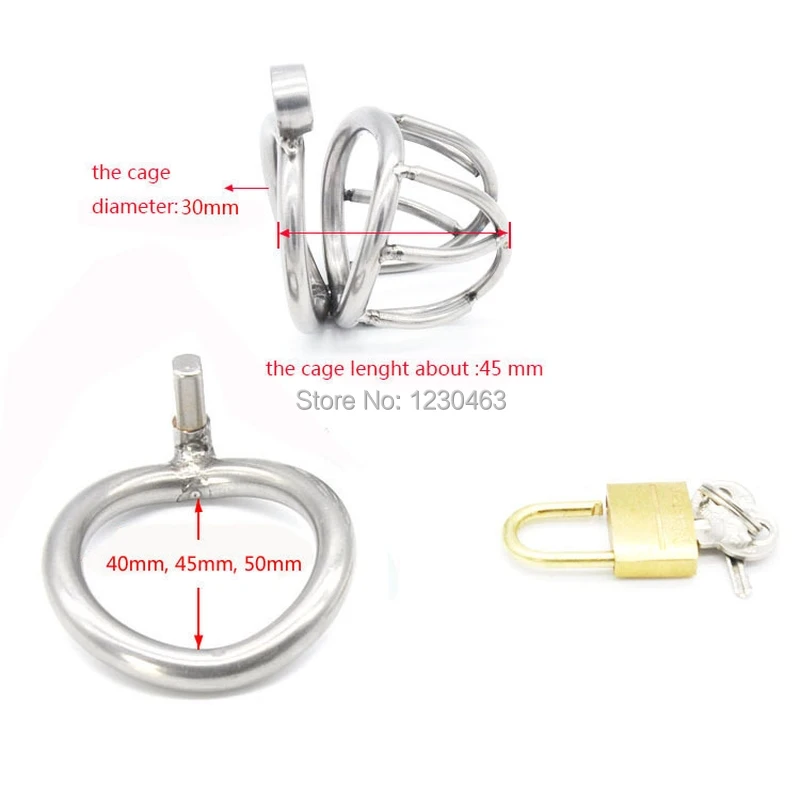 Male Chastity Device Stainless Steel Metal Lock Cock Ring Cage with for Men Penis Restraint Bondage Adult Sex Products | Красота и