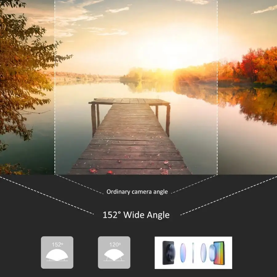 1 4K Ultra HD 2 0 ''сенсорный экран 30 м Водонепроницаемый Анти встряхивание камера