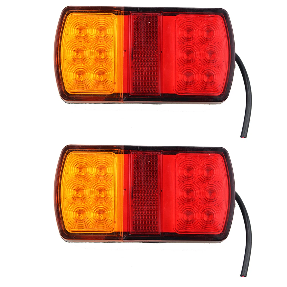 2 шт. 12 LED 10 30V боковые габаритные огни Arc индикаторные лампы для грузовика трейлера