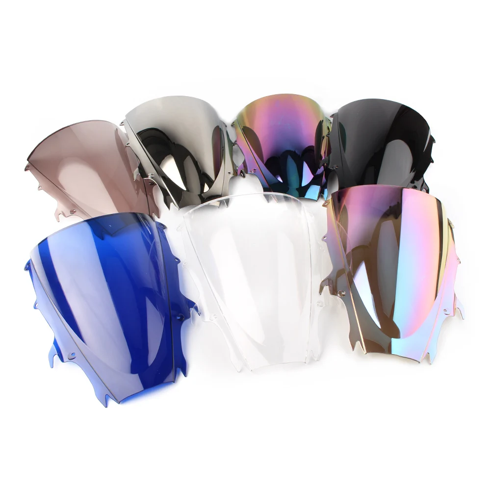 

Motorcycle Front Windshield Windscreen Double Bubble Protection ABS Plastic For Triumph Daytona 675 2009 2010 2011 2012