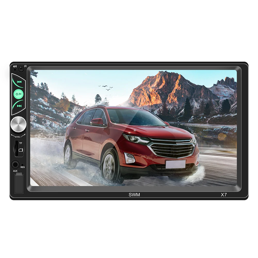 ALLOMN 2 Din In Dash 7 дюймов Автомобильный MP5 видео плеер Поддержка для Android 8 1 и