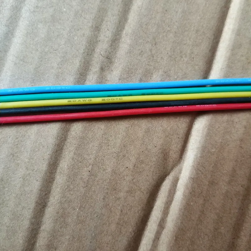 Силиконовый провод 20AWG специальный мягкий высокотемпературный кабель красный