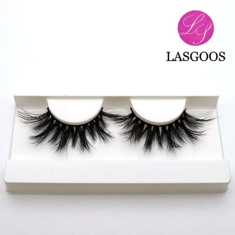 LASGOOS 5 пар норковые 25 мм пачкающие 3D Популярные Накладные ресницы художественные V