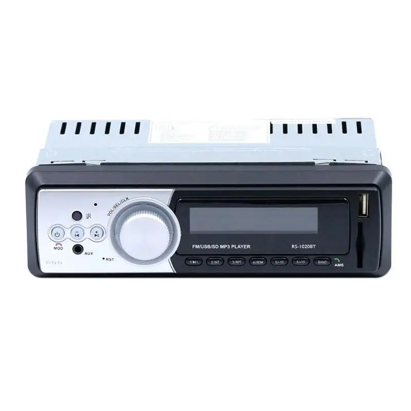 1020BT ЖК дисплей Bluetooth стерео головное устройство AUX аудио MP3 плеер автомобилей 1 Din в