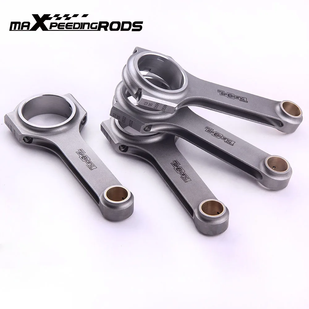 

133mm Connecting Rods For Nissan Silvia 180SX 200SX S13 CA18 CA18DET H-beam Conrod con rod Floating piston pin