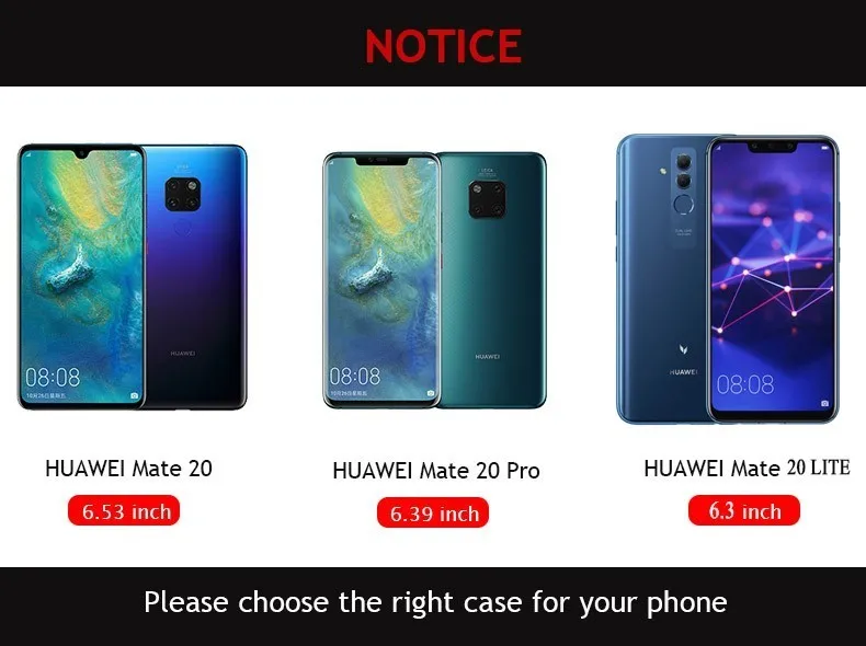 Роскошный чехол для Huawei Mate 20 Lite с защитой 360 градусов жесткий 3 в 1 из поликарбоната