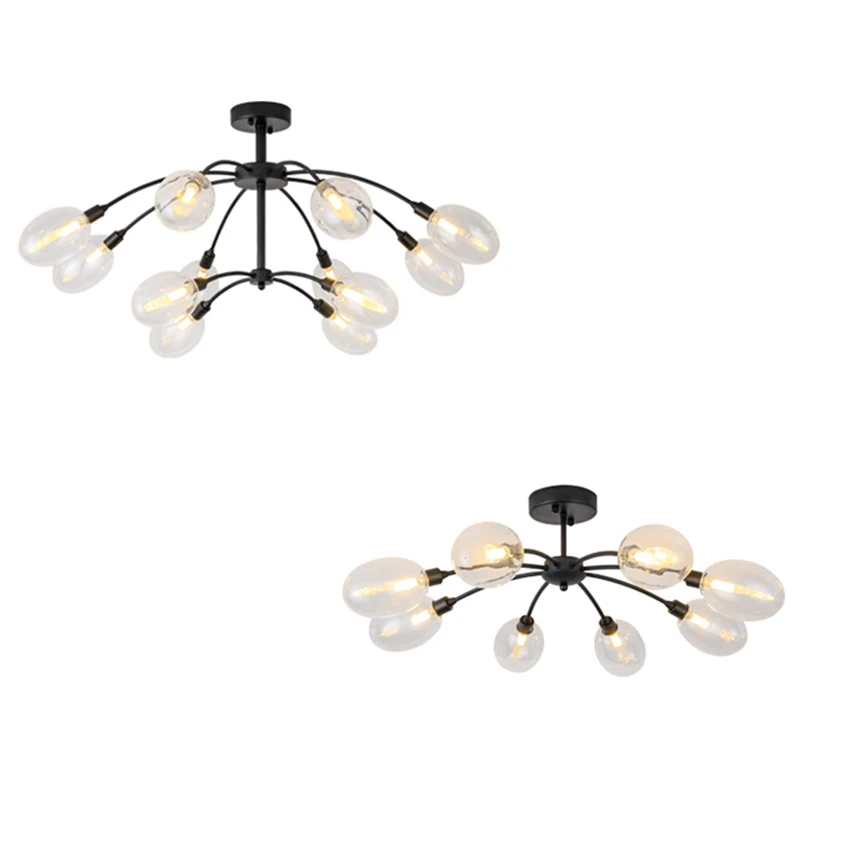 Скандинавские светодиодные подвесные лампы дизайнерские волшебные бобы