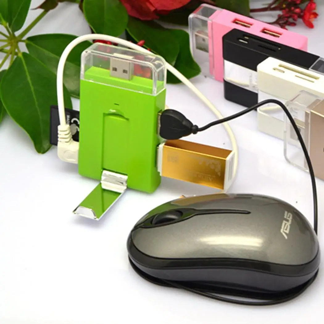 USB 2 0 OTG адаптер высокоскоростной кард ридер с телефоном как фото мобильный микро