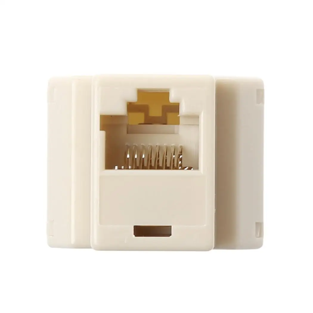 RJ45 3 Way интернет кабель сплиттер удлинитель для головок штепсельная вилка белый