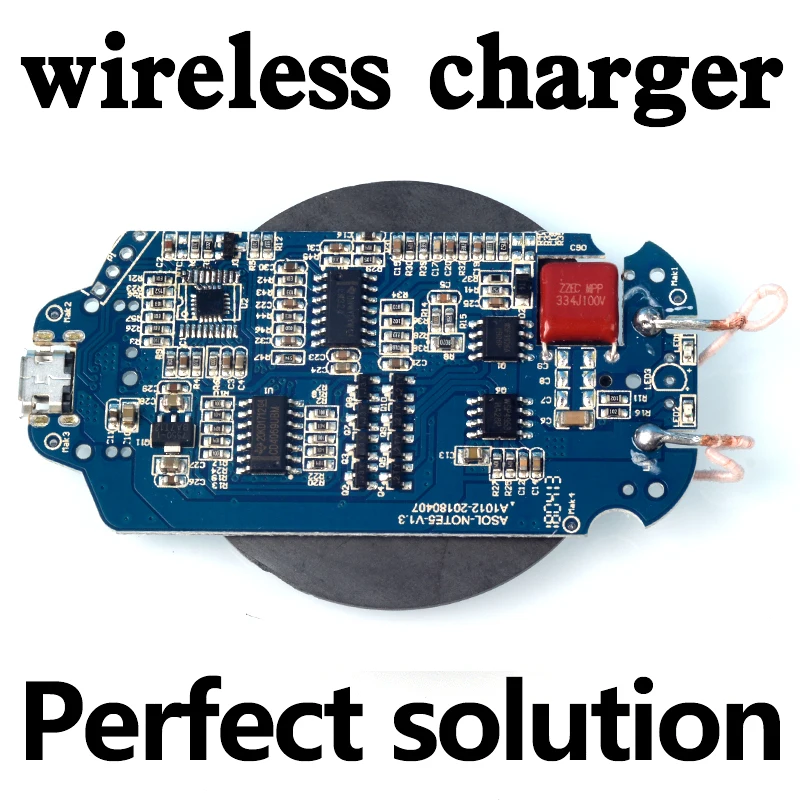 Veeaii Qi DIY Беспроводное зарядное устройство PCBA для samsung Galaxy S9/S8 iPhone x 8 xr Беспроводной