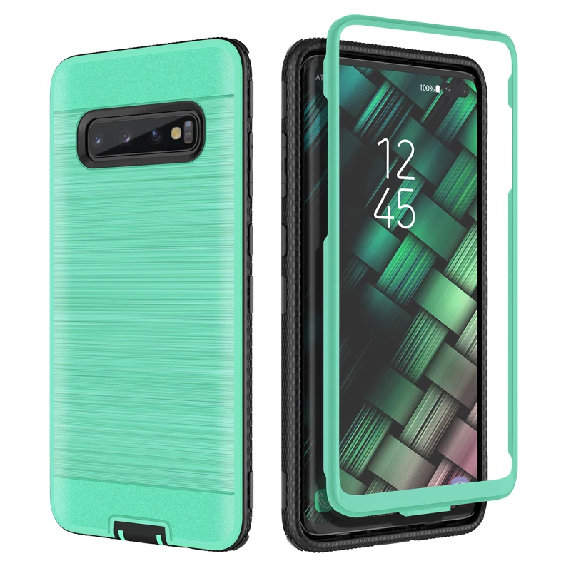 Роскошный чехол для Samsung Galaxy S10 Note 10 Plus Жесткий ПК Силиконовый противоударный