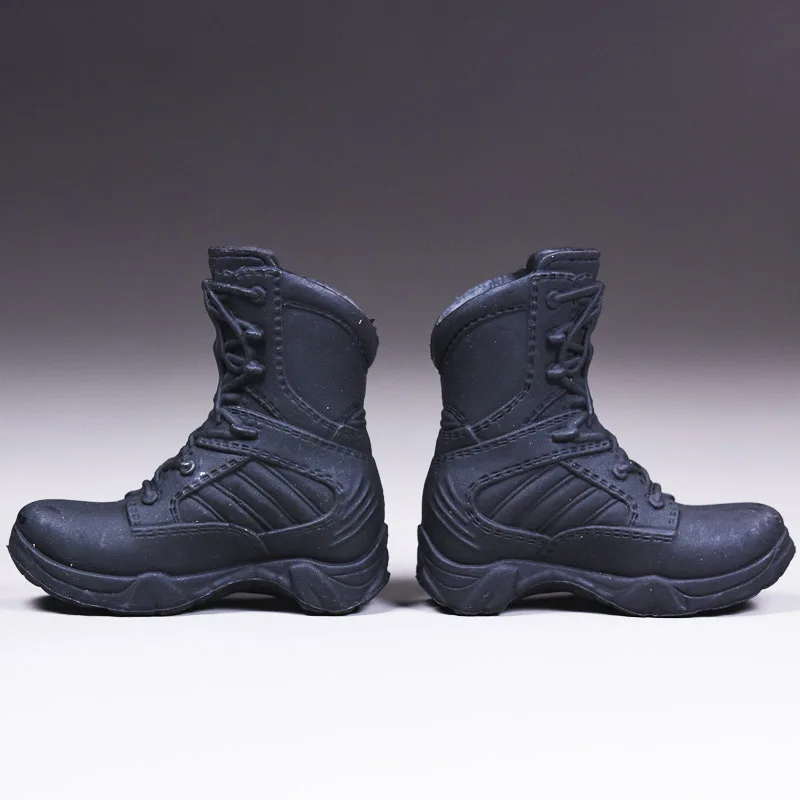 1/6 масштаб военные ботинки боевые тактические для 12 Phicen фигурки Черные