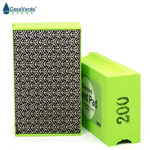 Гранит 200 # Алмазная Гальваническая ручная полировальная прокладка для полировки стекла, камня, плитки, алюминия и железной стали