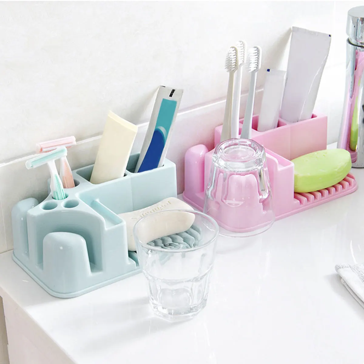 Держатель для зубной щетки подставка ванной комнаты крепкая стойка пасты ванная