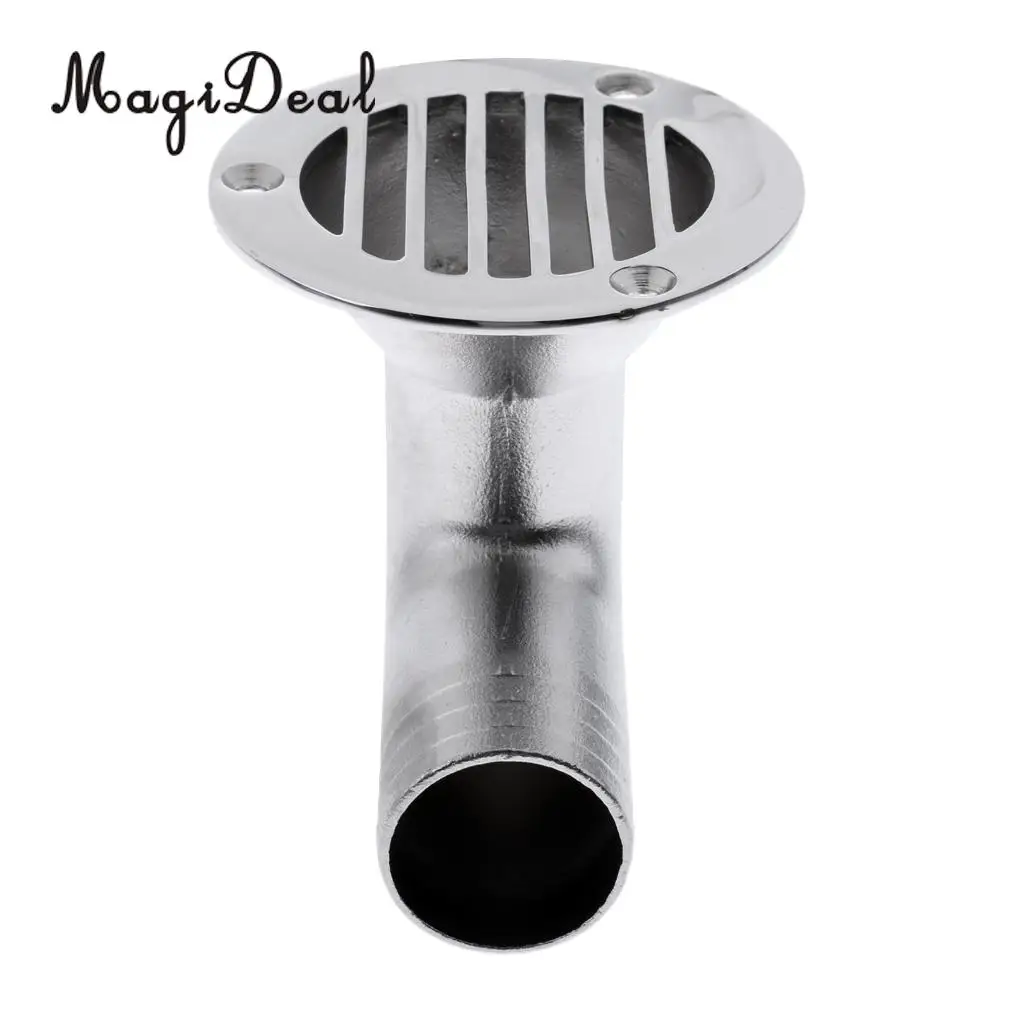 MagiDeal Marine 316 Stainless Steel Boat Deck Drain Scupper 90 Degree For Yacht Flatable Fishing Replacement Accessories | Спорт и