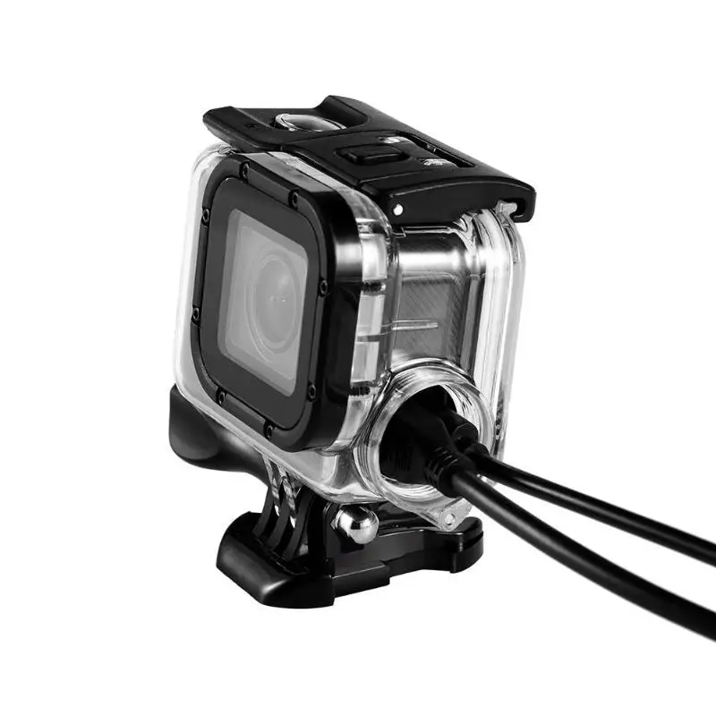 Chargring Waterproof Housing Case Cover with USB Cable for Gopro Hero 6 5 |