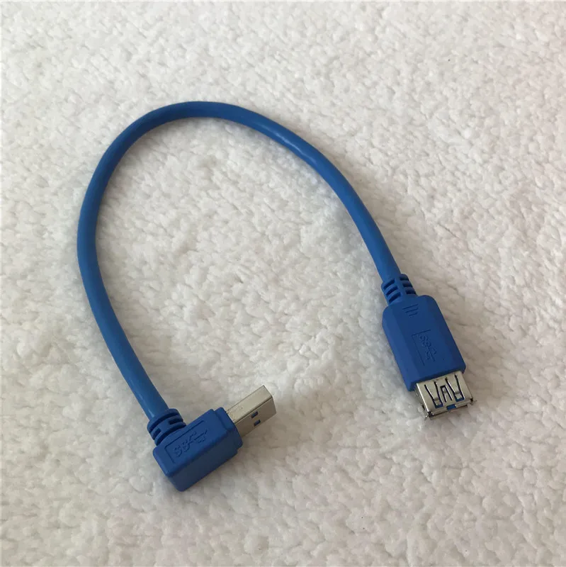 Вверх угол USB 3 0 тип A папа к Женский адаптер расширение данных кабель питания