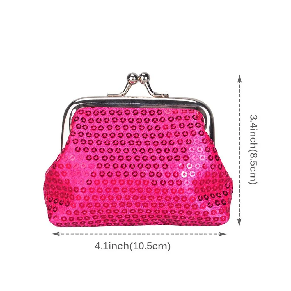 Значок Кошелек для монет 4 упаковки милый подарок из парусины Ювелирные