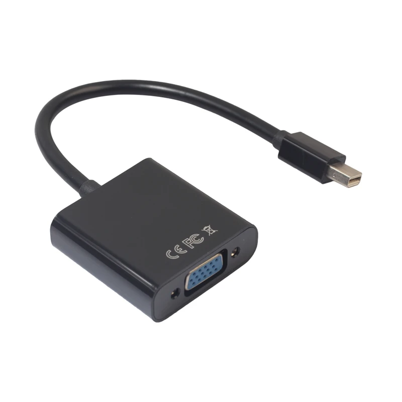 1 шт. Мини DP к VGA адаптер Thunderbolt Mini DisplayPort кабель конвертер 1080P кабели для Macbook Pro Air