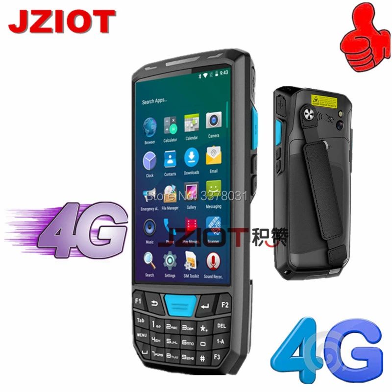 Прочный сканер штрих кода V80 LTE 4G honeywell android 2d терминал ручные устройства для сбора