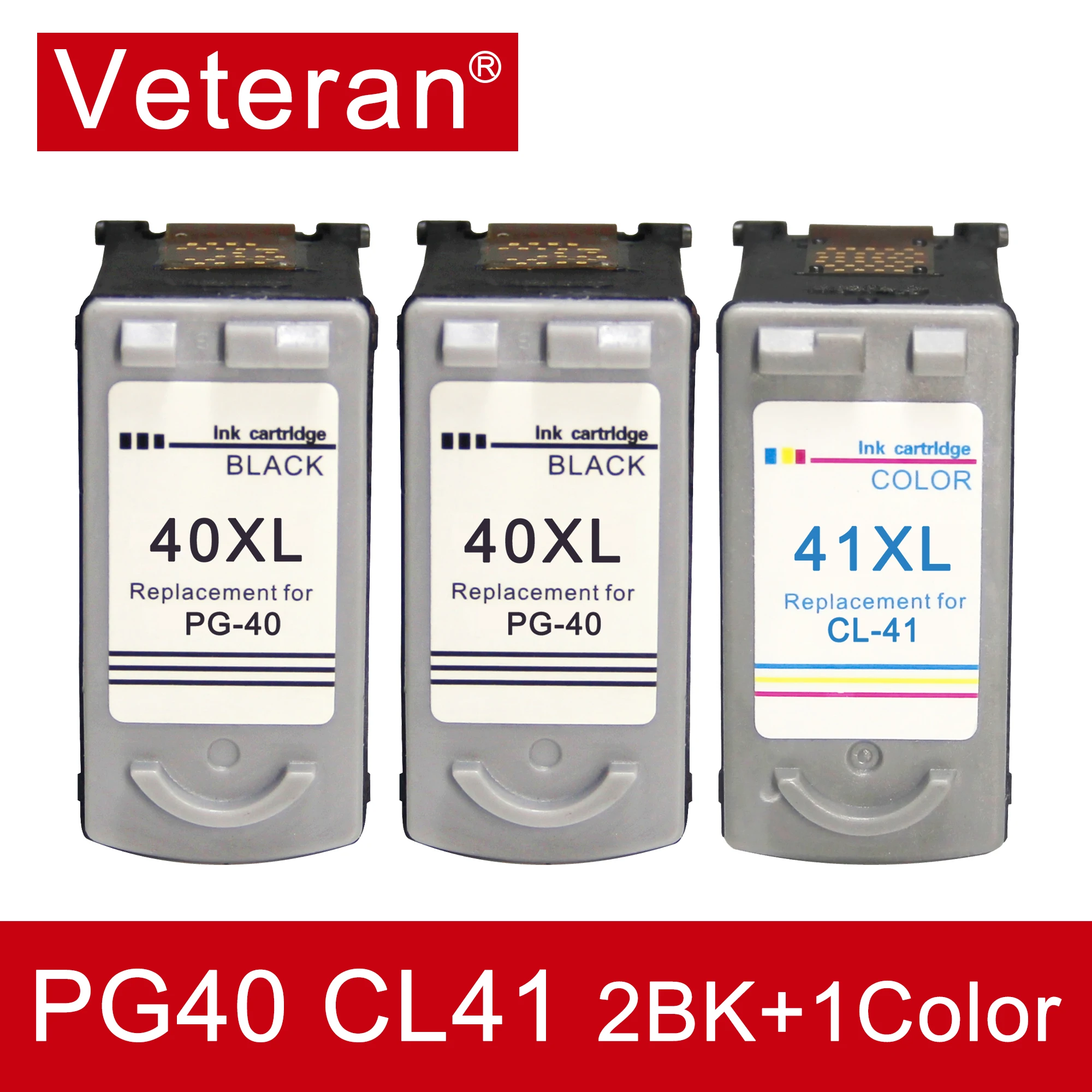Чернильный картридж Veteran PG40 CL41 совместимый для Canon pg 40 cl 41 PIXMA iP1800 iP1200 iP1900 iP1600 MX300 MX310