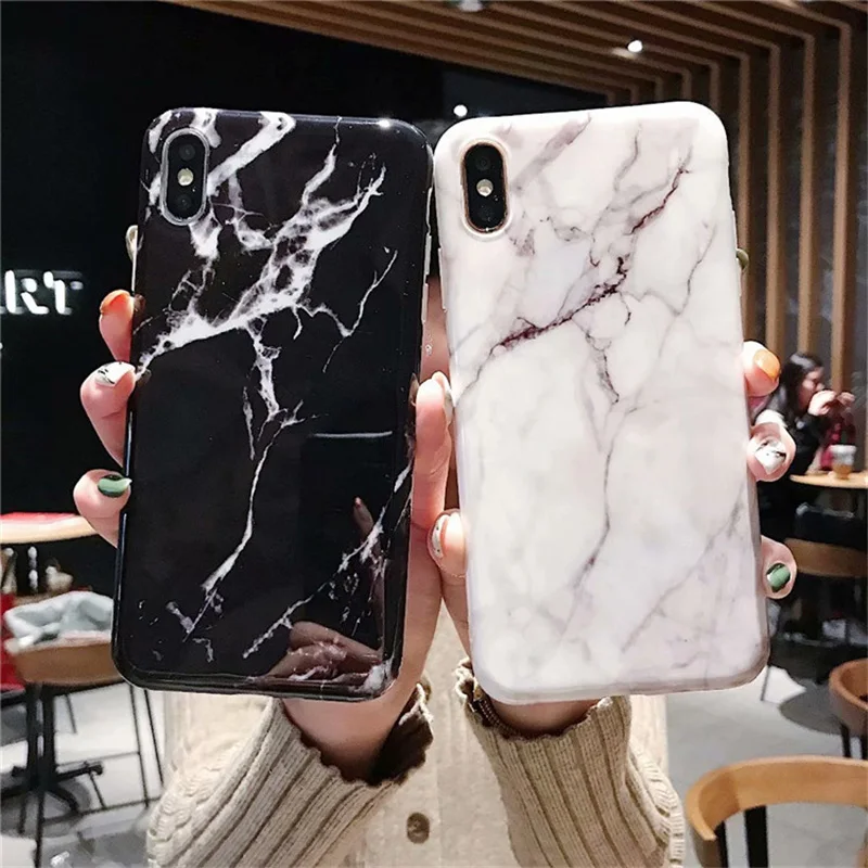 Lovebay Phone Case For iPhone 6 6s 7 8 Plus X XR XS Max Fashion Colorful Marble Soft TPU Silicone Fundas |