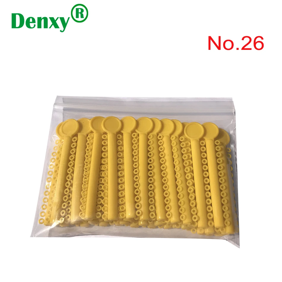 Denxy 1040 шт./пакет (4 шт) стоматологии Ортодонтическая щеточка лигирующая полосы