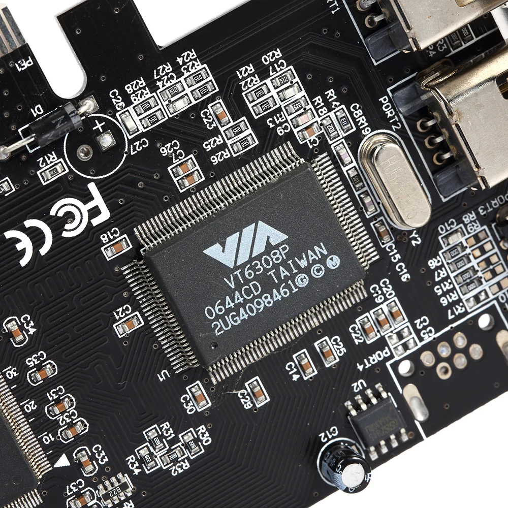 Firewire внешний контроллер 3 портовая Плата расширения 1394A PCI Express адаптер для E