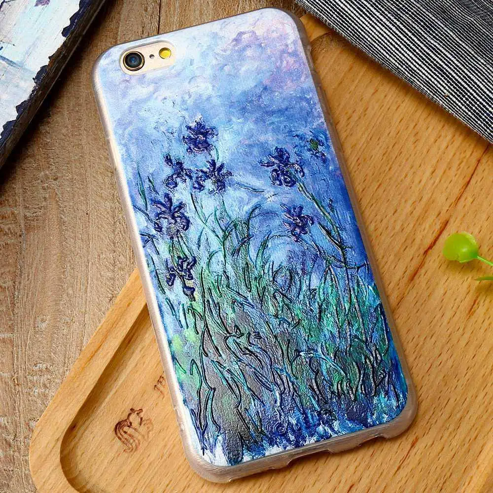 Чехол CASEIER с 3D тиснением для Samsung S6 S7 Edge чехлы художественным цветочным принтом