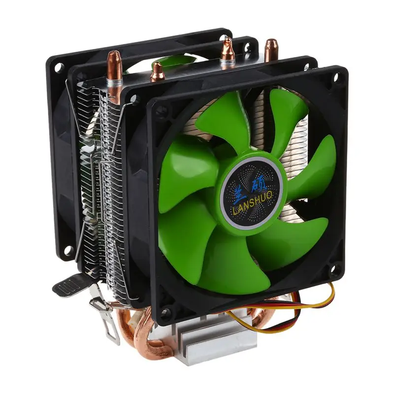AAAJ CPU кулер тихий вентилятор для Intel LGA775 / 1156/1155 AMD AM2 + AM3|Кулеры и системы охлаждения