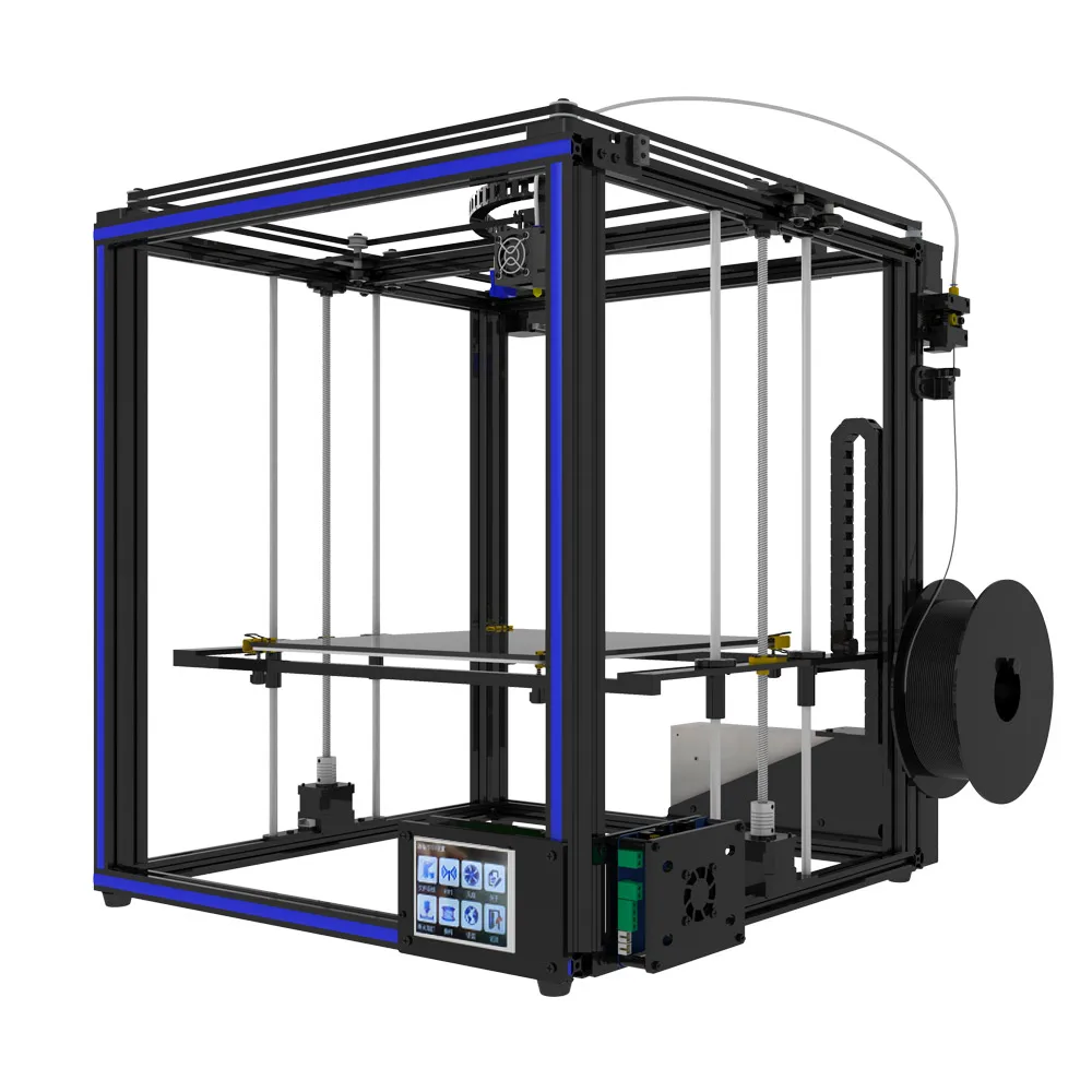 Tronxy X5SA 3d принтер 330x330x400 мм 3D печатная машина высокой точности большой мощности lcd