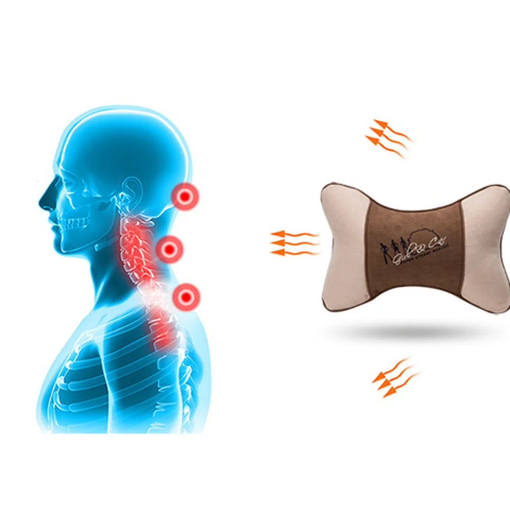 2 шт. комплект Автомобильных Подушек кофейного цвета Автомобильный подголовник