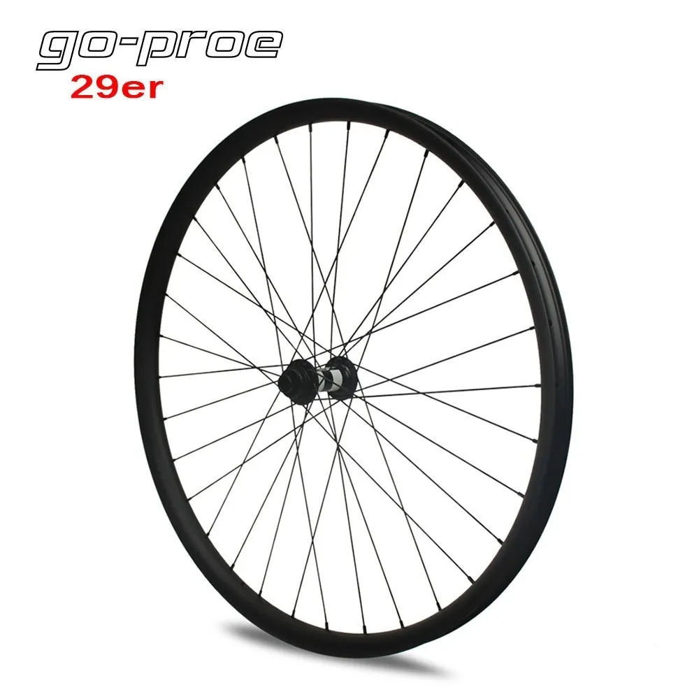 Углеродное колесо Go proe DT Swiss 350 Hub 29er XC / AM MTB глубина 35 мм ширина 25 бескамерная