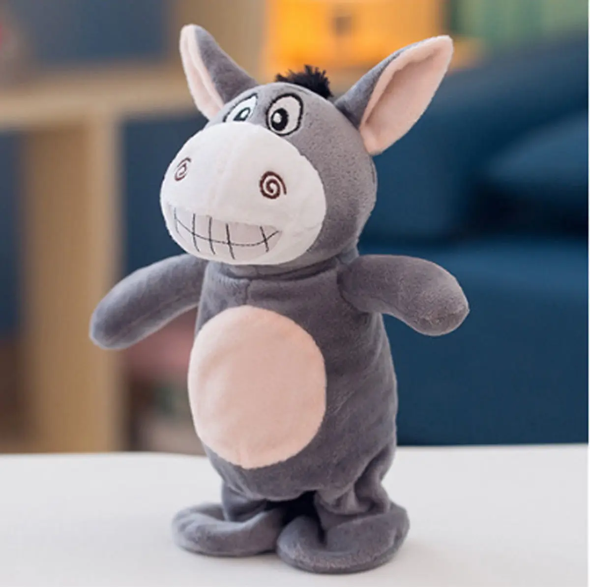 Electronic Talking Donkey Cows Plush Toy Cute Speak Music and Walk Dolls Pets | Игрушки и хобби