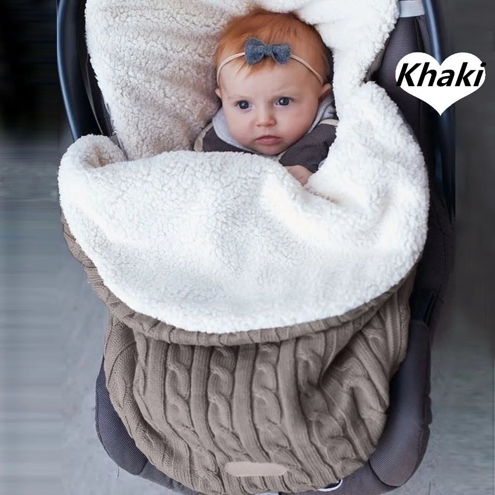 Новинка 2019 модная однотонная зимняя сумка для сна детское кресло коляска с