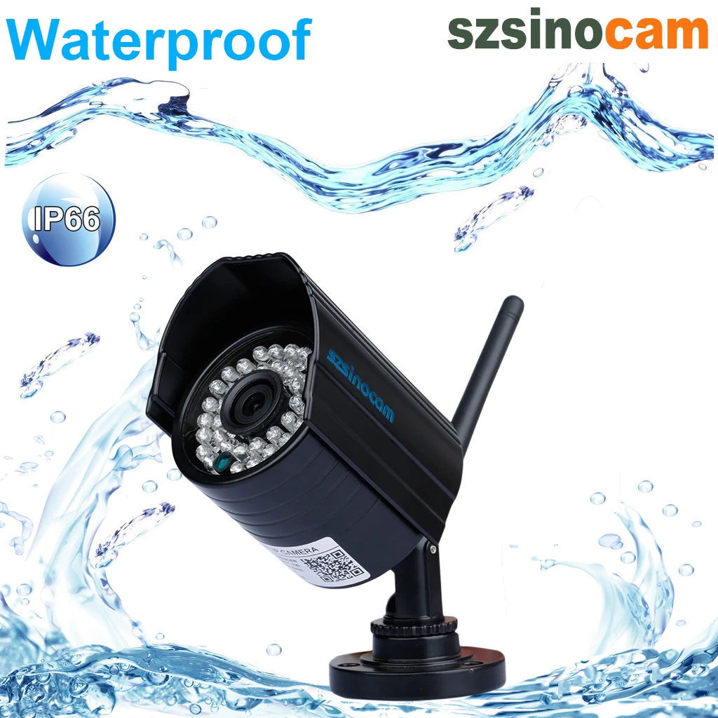 720P HD Водонепроницаемая умная ip камера Wireleess H.264 2 8 12 мм зум Ночное Видение