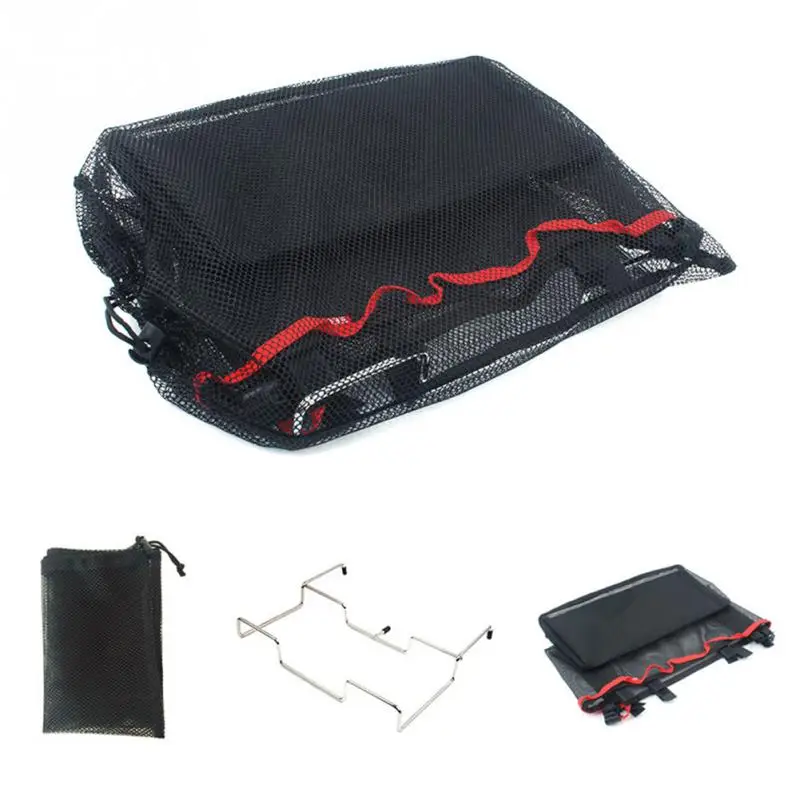 Сетка Кемпинг/барбекю с железной стойкой портативный сумка для хранения Пикник