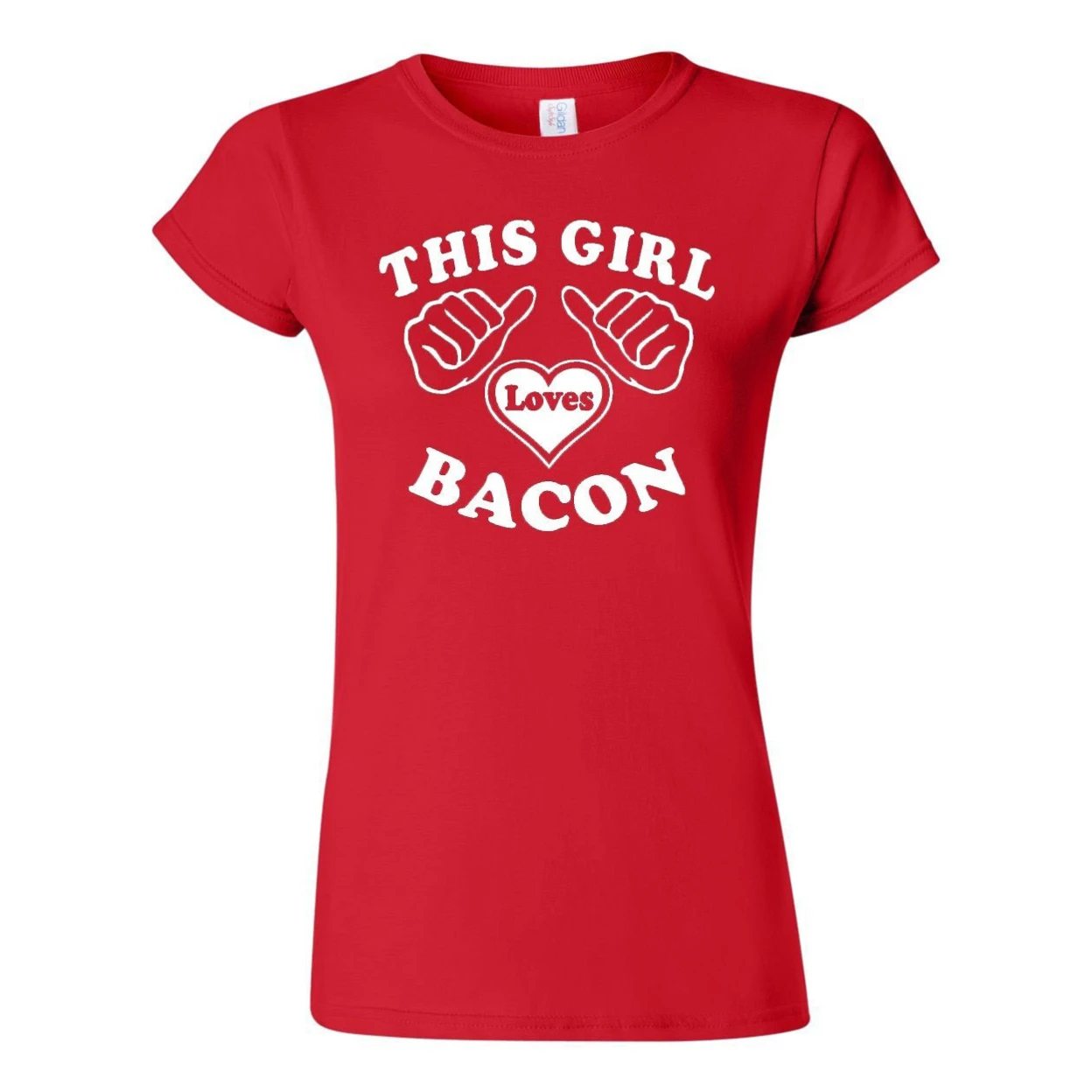 Городские рубашки женские This Loves футболка BACON | Женская одежда